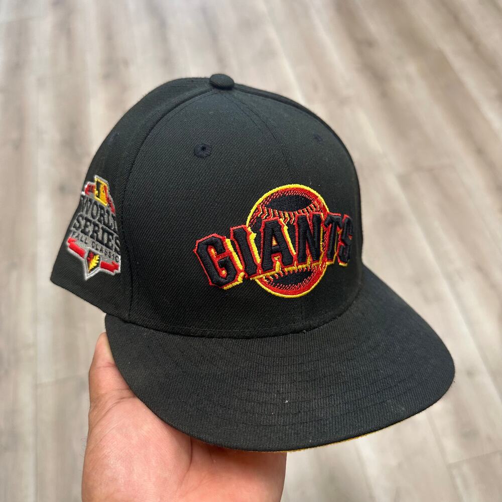 San Francisco Giants New Era 2012 World Series side patch fitted hat cap 7 5/8